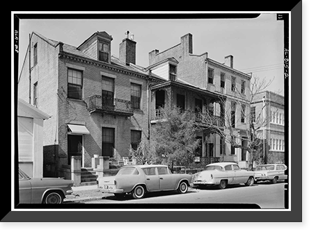 Dr. Ludolph Parmly Houses, 303-305-307 Conception Street, Mobile, Mobile County, AL - 3, Vintage Print