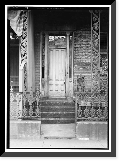 Huger-Douglas Houses, 109-111 South Conception Street, Mobile, Mobile County, AL - 8, Historic Reproduction