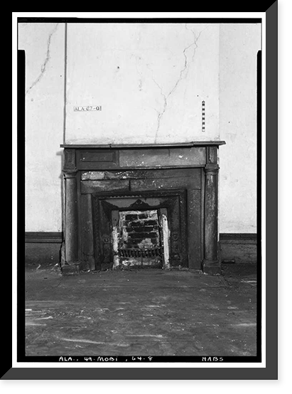 Historic Framed Print, 67-69 Government Street (Commercial Building), Mobile, Mobile County, AL - 8,  17-7/8" x 21-7/8"