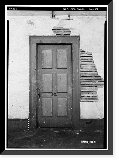 Historic Framed Print, 67-69 Government Street (Commercial Building), Mobile, Mobile County, AL - 15,  17-7/8" x 21-7/8"