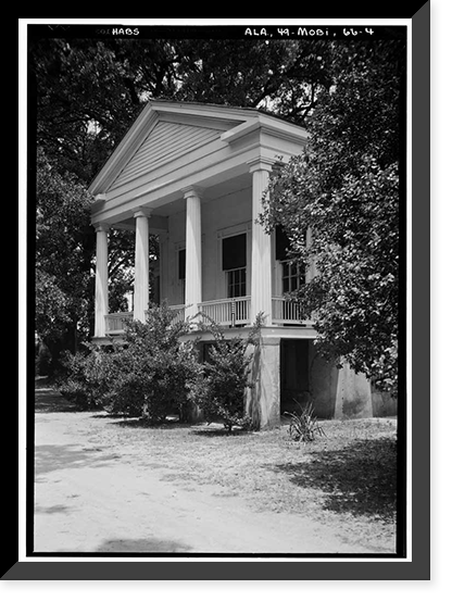 Historic Framed Print, Briarwood, Dauphin Way & Mobile Street, Mobile, Mobile County, AL - 4,  17-7/8" x 21-7/8"
