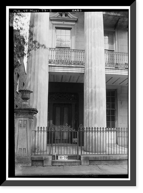 Historic Framed Print, McGill Institute, 252 Government Street, Mobile, Mobile County, AL - 2,  17-7/8" x 21-7/8"