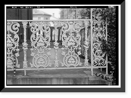 Gilmore-Gaines-Quigley House, 751 Government Street, Mobile, Mobile County, AL - 2 Classic, Historic Print