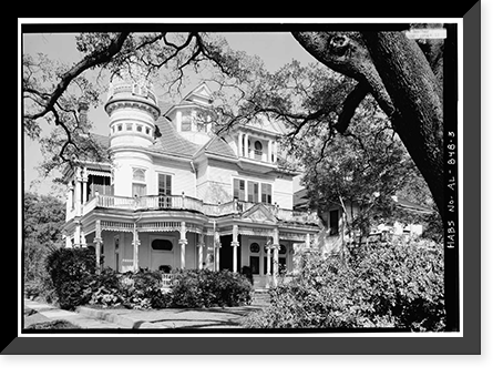 Tacon-Gordon House, 1216 Government Street, Mobile, Mobile County, AL - 3, Antique Wall Art