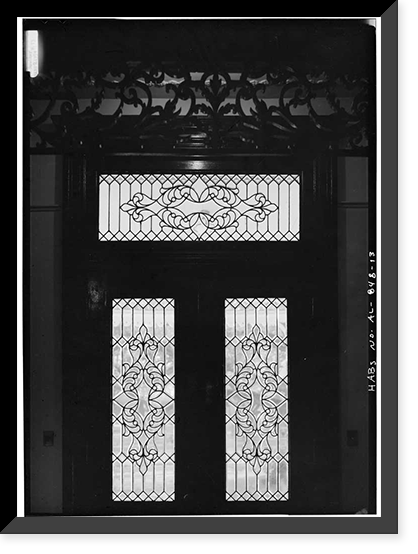 Tacon-Gordon House, 1216 Government Street, Mobile, Mobile County, AL - 13, Vintage Poster
