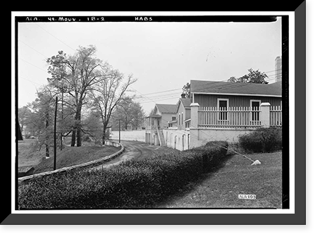 Mount Vernon Arsenal, Inner Wall, Old Saint Stephens Road (County Road 96), Mount Vernon, Mobile County, AL - 2 Classic, Antique Poster