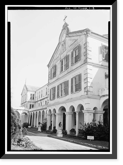 Spring Hill College, Main Building, Old Shell Road, Spring Hill, Mobile County, AL - 10, Vintage Wall Art