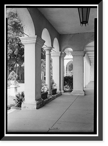 Spring Hill College, Main Building, Old Shell Road, Spring Hill, Mobile County, AL - 18, Vintage Wall Art