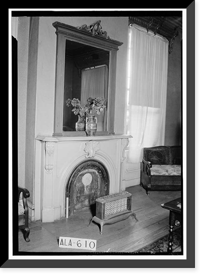 Harris-Smith House, Church & Catoma Streets, Montgomery, Montgomery County, AL - 12, Historic Print