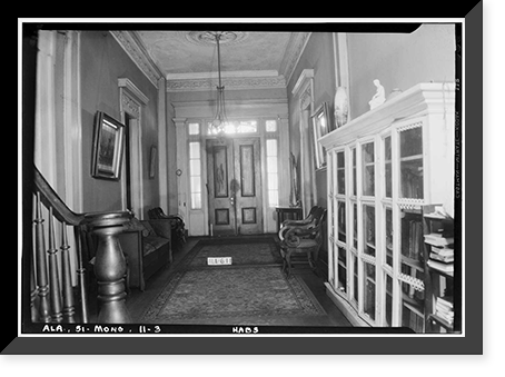 Bibb-Goldthwaithe-Arrington House, 203 Church Street, Montgomery, Montgomery County, AL - 3 Classic, Vintage Wall Art