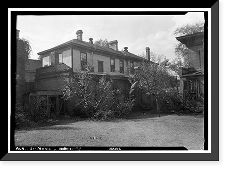 Bibb-Goldthwaithe-Arrington House, 203 Church Street, Montgomery, Montgomery County, AL - 24 Classic, Antique Poster