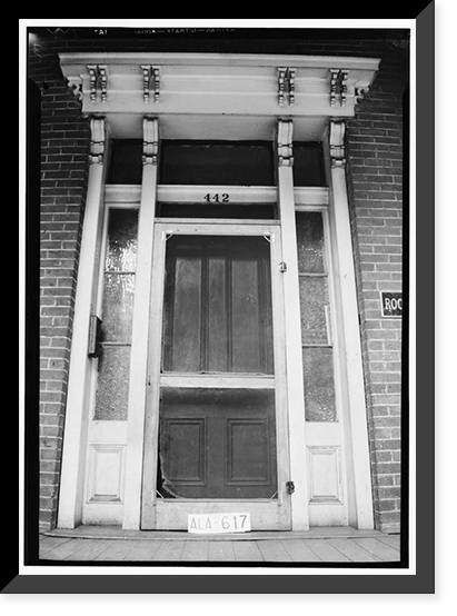 Fitzpatrick-Saffold House, 442 South McDonough Street, Montgomery, Montgomery County, AL - 10, Historic Reproduction
