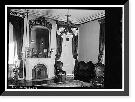 Seibels-Ball-Lanier House, 407 Adams Avenue, Montgomery, Montgomery County, AL - 6 Classic, Vintage Poster