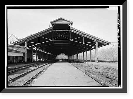 Louisville & Nashville Railroad, Union Station Train Shed, Water Street, opposite Lee Street, Montgomery, Montgomery County, AL - 7, Vintage Poster