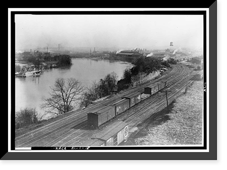 Louisville & Nashville Railroad, Union Station Train Shed, Water Street, opposite Lee Street, Montgomery, Montgomery County, AL - 15, Historic Print
