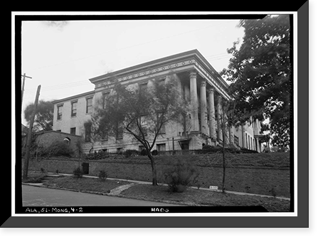 Gerald House, Adams & Lawrence Streets, Montgomery, Montgomery County, AL - 2, Vintage Wall Art