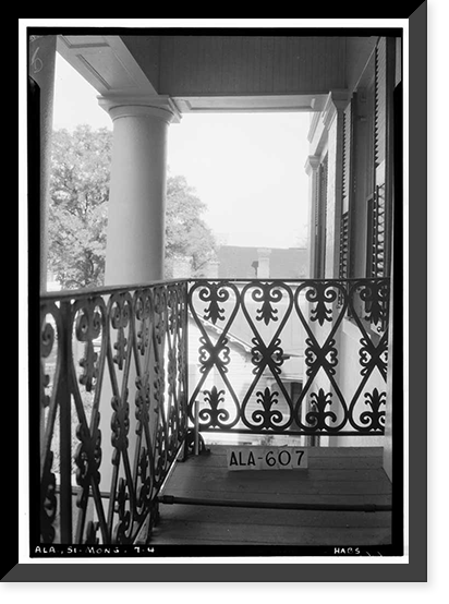 Gilmer-Shorter-Lomax House, 235 South Court Street, Montgomery, Montgomery County, AL - 4, Historic Reproduction