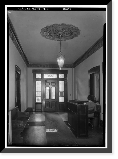 Gilmer-Shorter-Lomax House, 235 South Court Street, Montgomery, Montgomery County, AL - 6, Vintage Poster