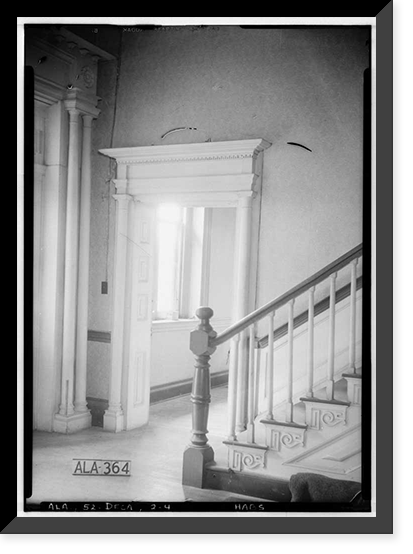 Rhea-Burleson-McEntire House, 120 Sycamore Street, Decatur, Morgan County, AL - 4, Vintage Poster