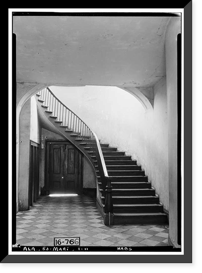 Perry County Court House, Square bounded by State Highway 5, Main Street, Gr, Marion, Perry County, AL - 11, Vintage Print