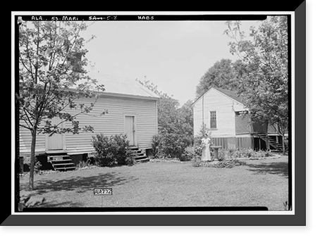 Judge Porter King House, 1001 Washington Street, Marion, Perry County, AL - 7, Antique Poster