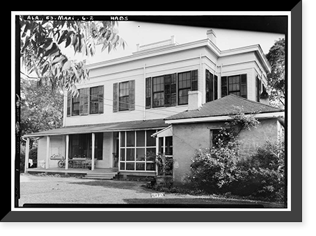 Whitsett-Hurt-Hanna House, 110 West Lafayette Street, Marion, Perry County, AL - 2, Historic Print