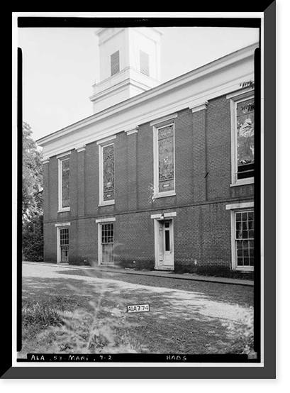 Siloam Baptist Church, Washington & Early Streets, Marion, Perry County, AL - 2, Vintage Poster