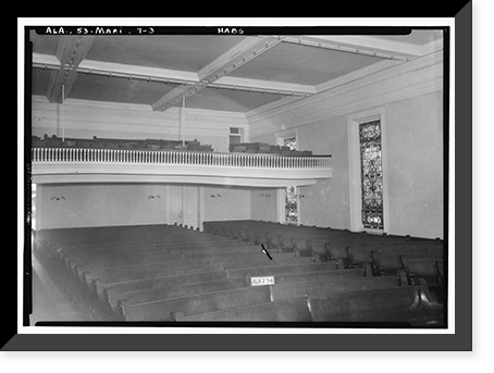 Siloam Baptist Church, Washington & Early Streets, Marion, Perry County, AL - 3, Historic Reproduction