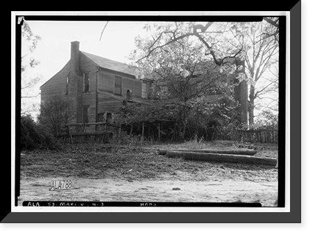Osborne-Jones House, County Road 45 (Washington Street), Marion vicinity, Perry County, AL - 3, Historic Reproduction