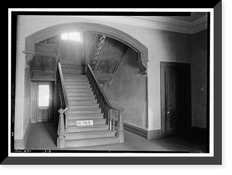 Historic Framed Print, Kenworthy Hall, State Highway 14 (Greensboro Road), Marion, Perry County, AL - 10,  17-7/8" x 21-7/8"