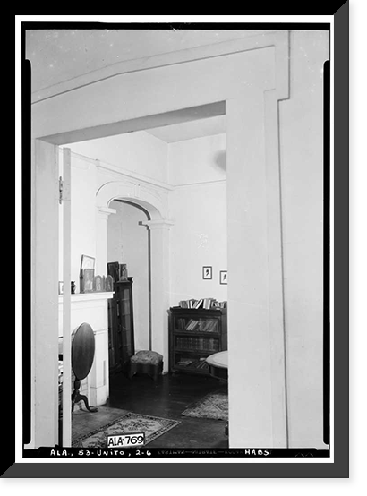 Historic Framed Print, Westwood, Water Avenue (State Highway 61), Uniontown, Perry County, AL - 6,  17-7/8" x 21-7/8"