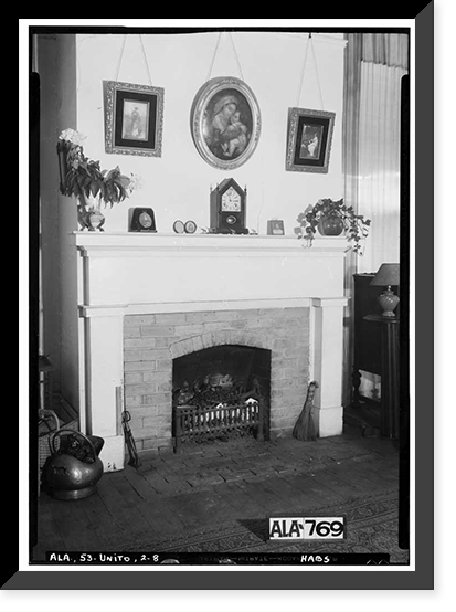 Historic Framed Print, Westwood, Water Avenue (State Highway 61), Uniontown, Perry County, AL - 8,  17-7/8" x 21-7/8"