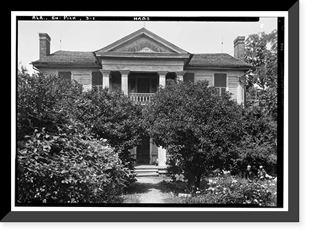 Doctor Wilkins House, State Highways 14 & 86 vicinity, Pickensville, Pickens County, AL, Historic Reproduction