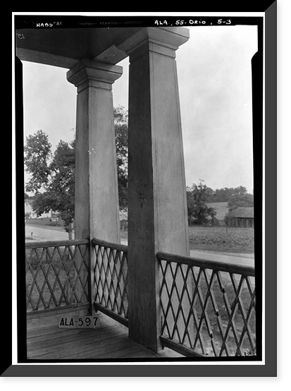 Solomon Siler House, U.S. Highway 231, Orion, Pike County, AL - 3, Vintage Print