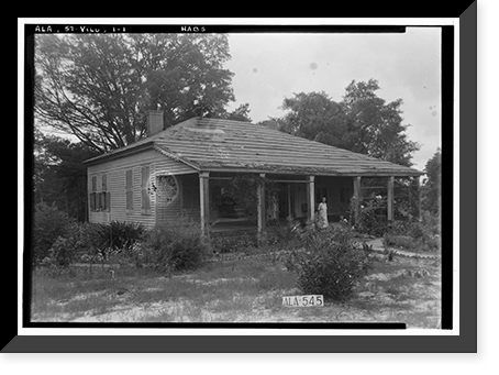 The Birds' Nest, U.S. Route 43, Vilula, Russell County, AL Classic, Vintage Print
