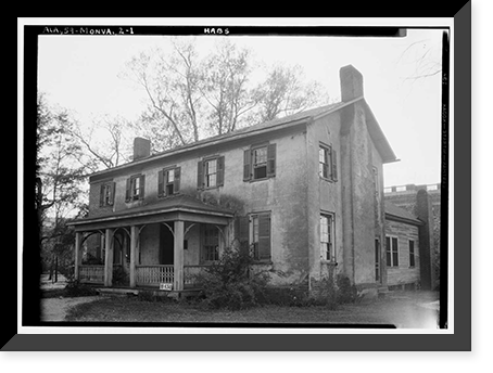 Edmund King House, Highland & Bloch Streets, Montevallo, Shelby County, AL, Historic Reproduction