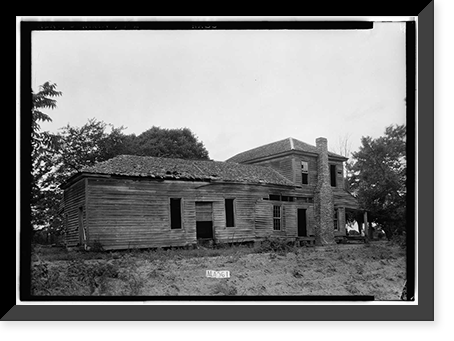 Howe-Roughton House, County Road 14, High Ridge vicinity, Bullock County, AL - 2 Classic, Vintage Print