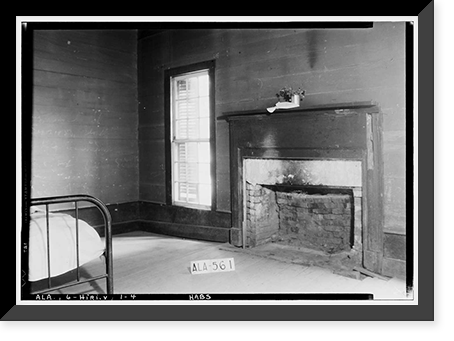 Howe-Roughton House, County Road 14, High Ridge vicinity, Bullock County, AL - 4, Historic Print