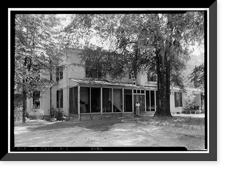 Mrs. Hugh Foster House, 201 Kennon Street, Union Springs, Bullock County, AL - 2, Vintage Print