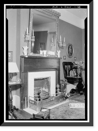 Mrs. Hugh Foster House, 201 Kennon Street, Union Springs, Bullock County, AL - 11, Historic Print