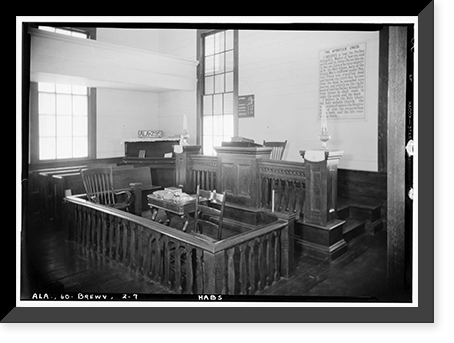 Brewersville Methodist Church, State Route 28, Brewersville, Sumter County, AL - 7, Antique Wall Art