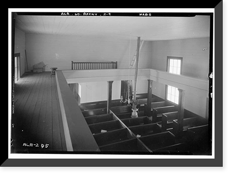 Brewersville Methodist Church, State Route 28, Brewersville, Sumter County, AL - 9, Vintage Poster