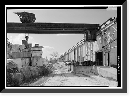 Gannts' Quarry, Quarry Road, Sylacauga vicinity, Talladega County, AL - 9, Historic Print