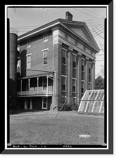 East Alabama Masonic Female Institute, 205 East South Street, Talladega, Talladega County, AL - 4, Antique Print