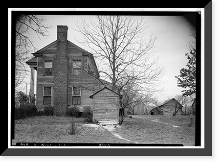 Morriss-Holmes House, State Route 76, Winterboro, Talladega County, AL - 3 Classic, Vintage Poster