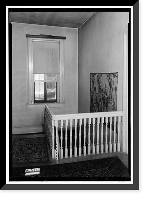 Historic Framed Print, Alfred Battle Home, Greensboro Avenue, Tuscaloosa, Tuscaloosa County, AL - 13,  17-7/8" x 21-7/8"