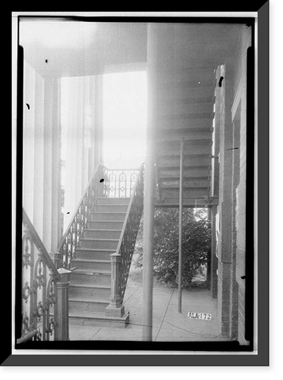 Wilcox County Courthouse, Broad, Claiborne, Court & Water Streets, Camden, Wilcox County, AL - 13, Vintage Poster