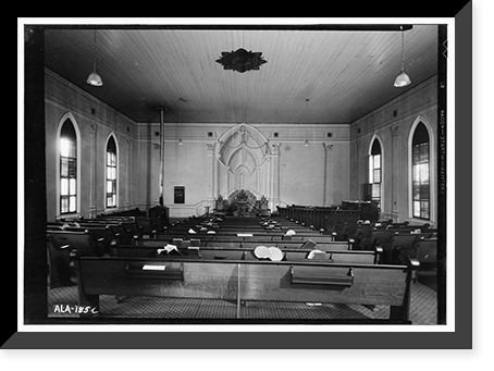 Presbyterian Church, Broad Street (State Road 28), Camden, Wilcox County, AL - 3, Antique Wall Art