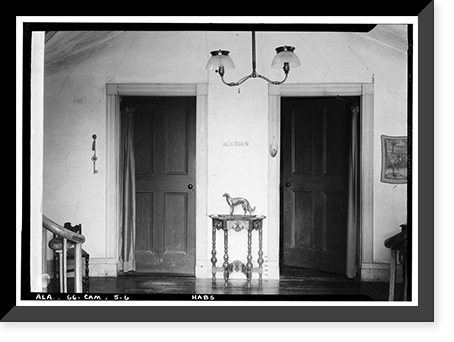 McWilliams House, 400 Clifton Street, Camden, Wilcox County, AL - 6, Antique Poster