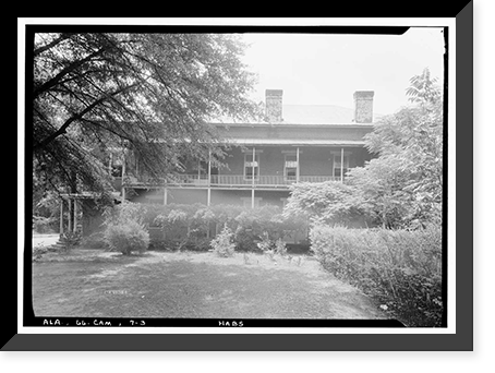 Wilcox Hotel, Broad Street (State Route 28), Camden, Wilcox County, AL - 3, Antique Print